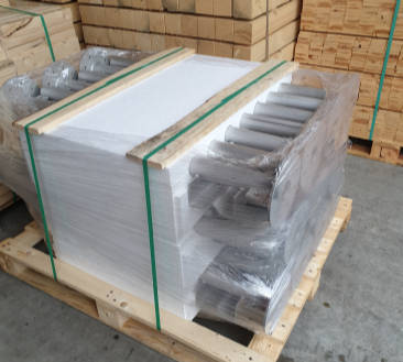 Houten verpakking met eps