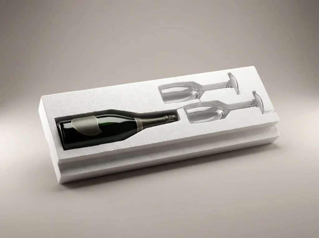 Piepschuim flesverpakking - 1