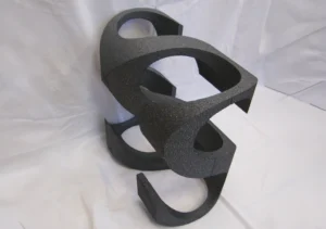 grijs piepschuim dubbel gesneden letters