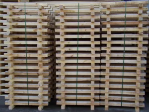 houten pallets met pe foam