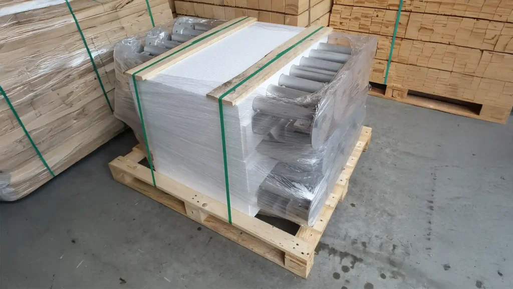 pallet met eps buffer