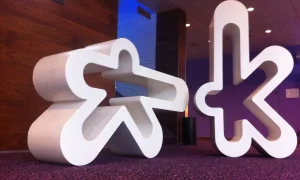 piepschuim letter met coating